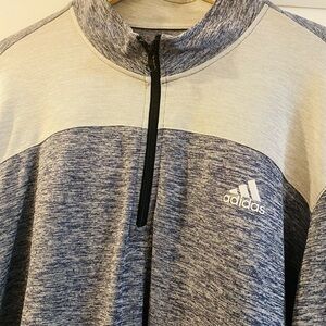 adidas long sleeve golf shirt XL gray